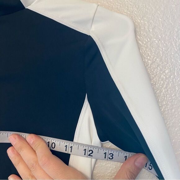 Weissman Elite Dance Costume unitard jumpsuit Black white Destination MT11202 MC - Picture 7 of 10